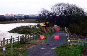 Bank erosion 2 Jubilee River