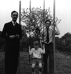 The family at home, 1954