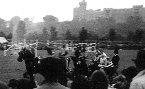 Princesses Elizabeth and Margaret driving