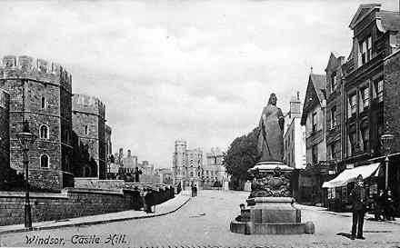 Postcard View Queen Victoria Statue