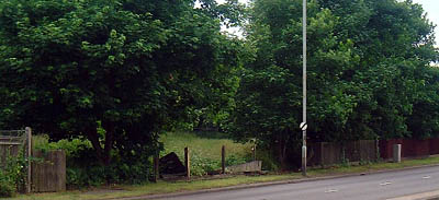 Fencing around Scout Hut land broken down