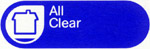 All clear - blue