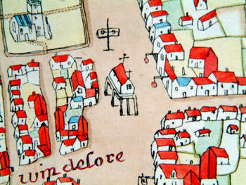 Extract from a Norden map.