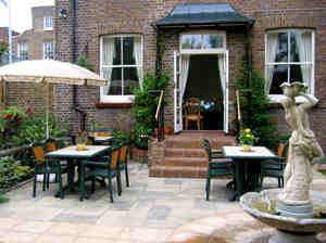 The patio
