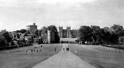 Long walk in 1945 - trees replanted