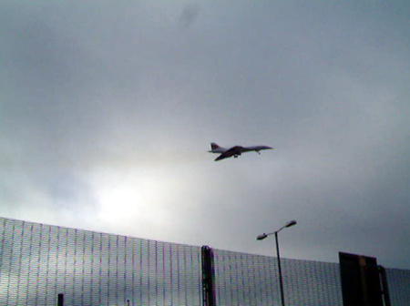 G-BOAC takes off for the last time