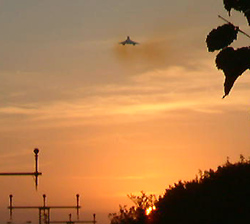 Concorde sunset