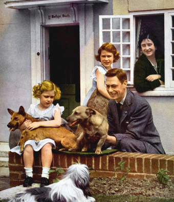 queen elizabeth ii family. George VI and Queen Elizabeth