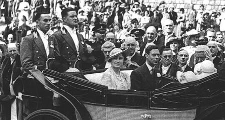 King George VI and Queen Elizabeth