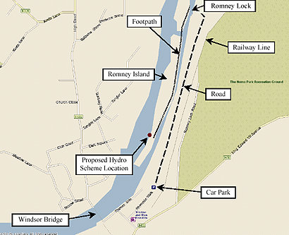 Romney Island Location Map