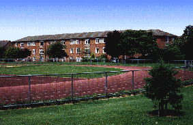 Vansittart Recreation Ground to the north