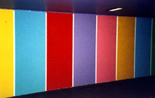 The opposite wall