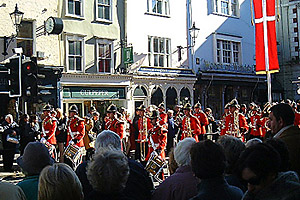 The Band heads the Parade