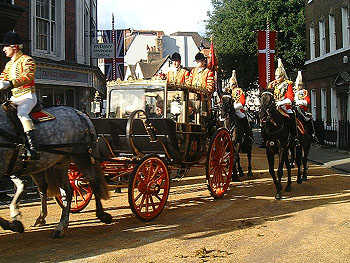 The Duke and Prince Henrik's carriage