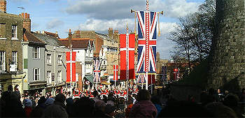 Horse Guards by Curfew Tower