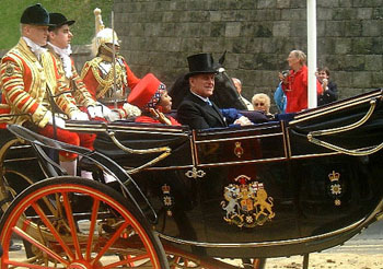 Mrs Mbeki and HRH The Duke of Edinburgh