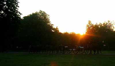 Kings Troop at Dawn In Long Walk