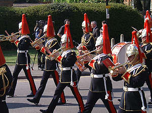 Band returns to barracks