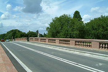 Pink Albert Bridge