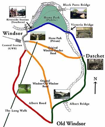 New Roads Map 1851