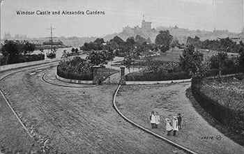 Alexandra Gardens from the railway arches