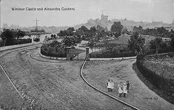 Alexandra Gardens from the railway arches