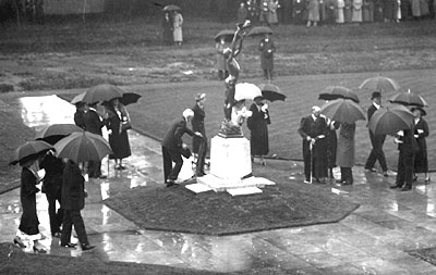 Statue
                    of Ambition Unveiling