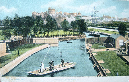 The Swimming Baths in the very early 1900s