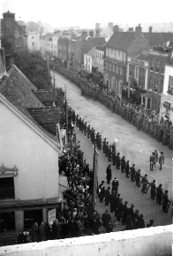 George VI Funeral. View to east