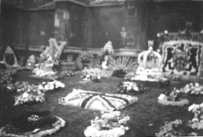 George VI Funeral. Floral tributes